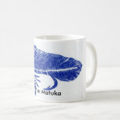 "Matuka bleu" truite classique Mug (Devant droit)
