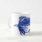 "Matuka bleu" truite classique Mug (Devant gauche)