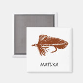 "Matuka Brown" Flyfish Art Magnet (Recto/Verso)