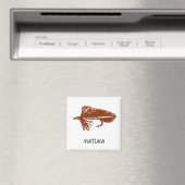 "Matuka Brown" Flyfish Art Magnet (In Situ (Lave-vaisselle))