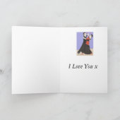 Mature Couple Dancing, Carte de voeux (Intérieur)