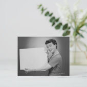 Mature Woman Briefkaart (Staand voorkant)