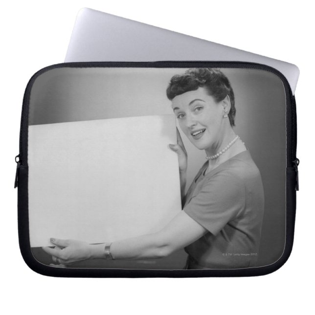 Mature Woman Laptop Sleeve (Voorkant)