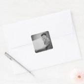 Mature Woman Vierkante Sticker (Envelop)