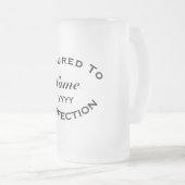 Matured To Perfection Personalised Birthday Gift Matglas Bierpul (Voorkant rechts)