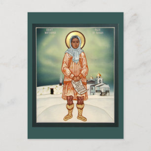 Matushka Olga de la carte de prière de l'Alaska