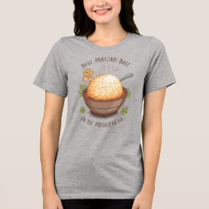 Matzah Ball Soep Liefhebber Tri-Blend Shirt