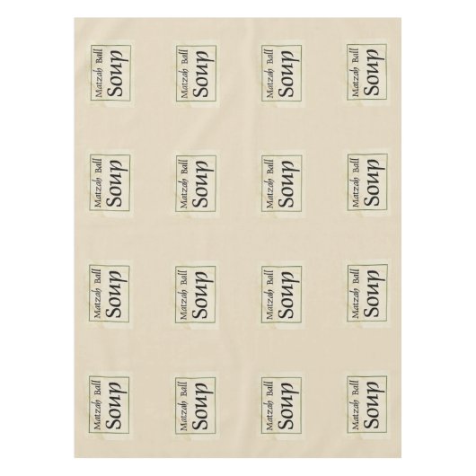 Matzah Ball Soup Tafelkleed (Voorkant)