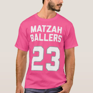 Matzah Baller 23 Grappig Joods Matzo Ball Pun Bask T-shirt