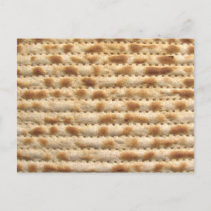 Matzah biscuit platbrood briefkaart