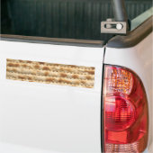 Matzah biscuit platbrood bumpersticker (Op Truck)