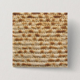 Matzah biscuit platbrood vierkante button 5,1 cm