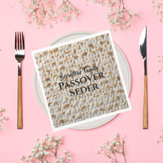 Matzah Jewish Family Passover Seder Servet
