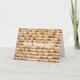 Matzah obtenu ? Carte de voeux de pâque/Pesach