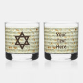 Matzah Whisky Glas (Voorkant)