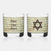 Matzah Whisky Glas (Achterkant)