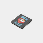 Matzo Baller Grappig Voetbal Chanoeka Vakantiegift Post-it® Notes (Schuin)