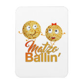 Matzo Ballin'. Pesach Pesach Seder Pascha Magneet (Verticaal)