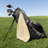 Matzo Matzah Passover Funny Golf Towel Golfhanddoek (Groen)