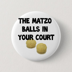 matzogeballen ronde button 5,7 cm