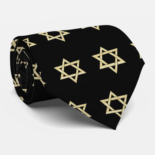 Matzoh Star van David Stropdas (Opgerold)
