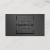 Matzwart Visitekaartje (Achterkant)
