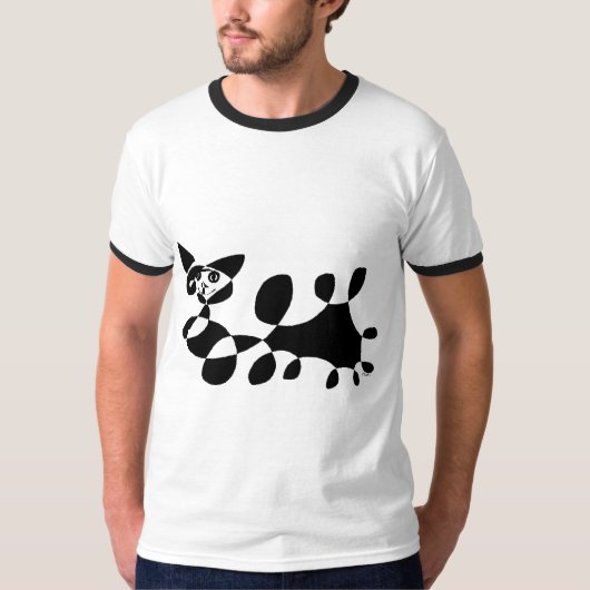 Mau Cat Smiling T-shirt (Voorkant)