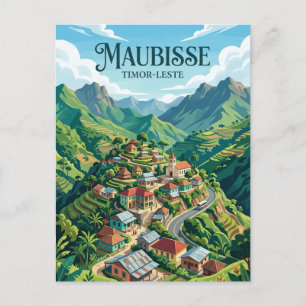 Maubisse Stad Oost-Timor Briefkaart