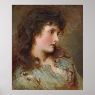 Maud (Elegant Vrouw Portrait) Poster