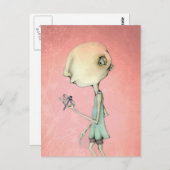 Maud en haar libellen briefkaart (Voorkant / Achterkant)