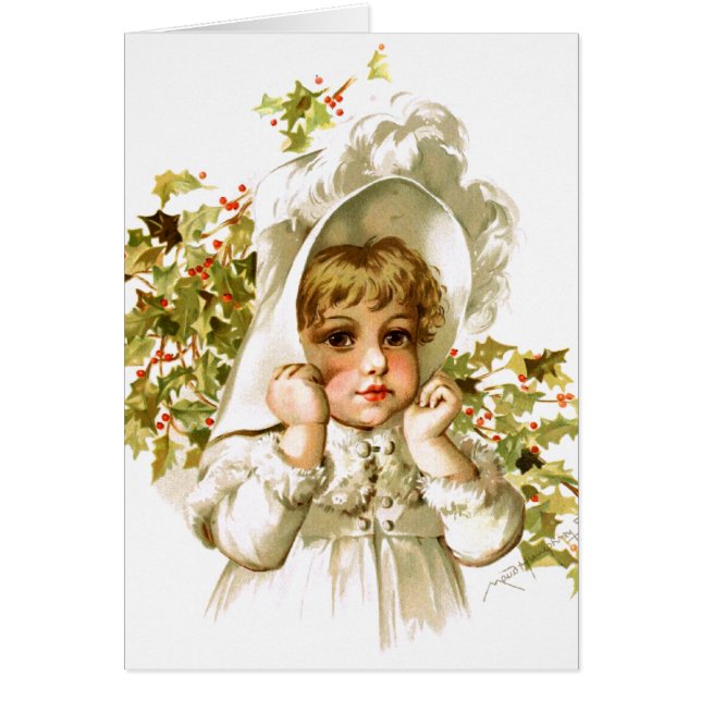 Maud Humphrey : Fille d'automne avec le houx (Devant)