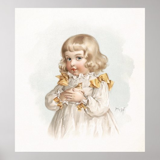 Maud Humphrey's Spring Girl Poster (Voorkant)