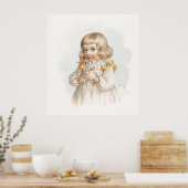 Maud Humphrey's Spring Girl Poster (Keuken)