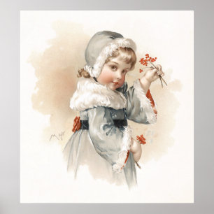 Maud Humphrey's Winter Girl Poster
