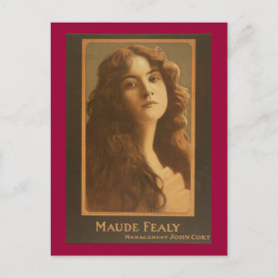 Maude Fealy Theater Poster Briefkaart