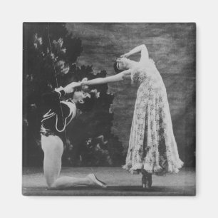 Maude Lloyd en Hugh Laing Magneet