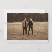 MAUDE | Minimalistische scriptfoto Sla de datum op Kaart (Achterkant)