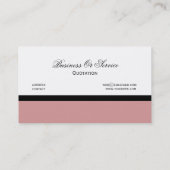 Mauf Roos roze QR-codeontwerp Visitekaartje (Achterkant)