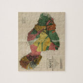 Maui -  Antiquarian Hawaii Survey Map, 1885 Legpuzzel (Verticaal)