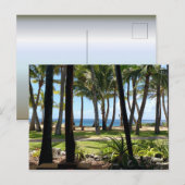 Maui Beach Hawaii Palm Trees Briefkaart (Voorkant / Achterkant)