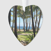 Maui Beach Hawaii Palm Trees Ornament (voorkant)