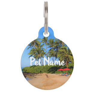 Maui Beach Umbrellas Huisdierpenning