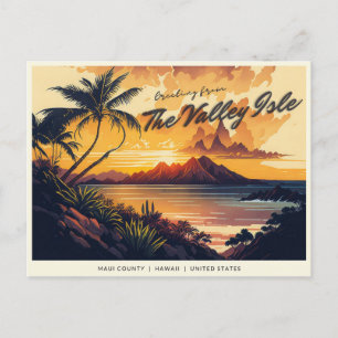 Maui - De vallei Isle Briefkaart