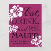Maui Destination Wedding Enregistrer la date Carte (Devant)