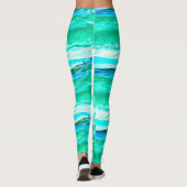 Maui golven Thunder_Cove blauw/groen Leggings (Achterkant)