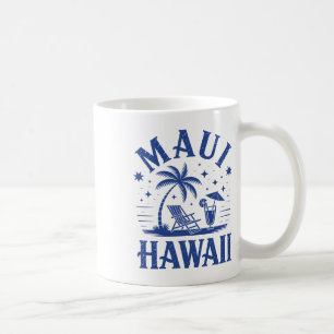 Maui Hawaï Vintage Surf Strand Surfen 70's Retro Koffiemok