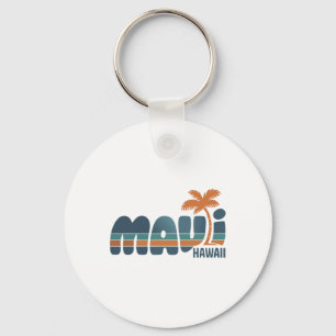 Maui Hawaï Vintage Surf Strand Surfen 70's Retro Sleutelhanger
