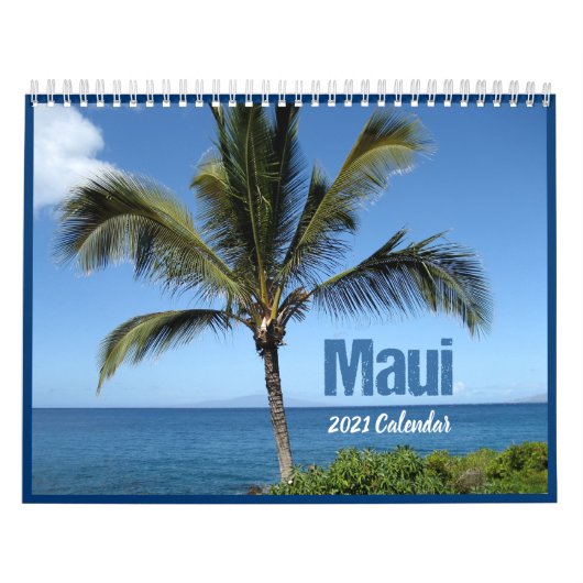 Maui Hawaii 2021 - Beau calendrier des murs de pla (Protection)