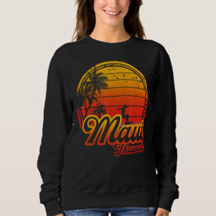 Maui Hawaii Beach Palm Tree Summer Vacking Surfin Trui