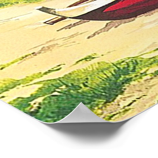 Maui, Hawaii, boten op het strand, , reizen Poster (Hoek)